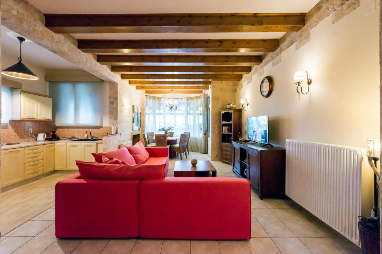 Maxim With Private Pool & Tennis Court Vila Halikounas